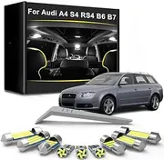 14Pcs LED Interior Light Bulb Kit, For AUDI A4 S4 RS4 B6 B7 Sedan Wagon 2002-2005 2006 2007 2008 Car Accessories