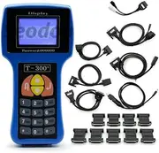 T300 Key Programmer V23.9 English/Spanish Blue Black Key Matcher (Blue Shell-English)