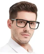 Blue Light Blocking Reading Glasses Men Computer Readers 1.0 1.25 Black 1.5 x
