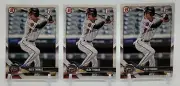 (3) ALEK THOMAS FIRST 2018 Bowman Draft RC DIAMONDBACKS ROOKIE CALLED UP