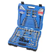 Kincrome 1/4", 3/8" & 1/2"Drive Metric and Imperial Socket Set - 165 Piece