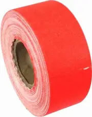 AMERICAN RECORDER 1" x 8 YARDS MINI ROLL GAFFERS TAPE - FLORESCENT ORANGE - Sing