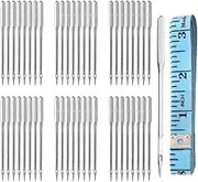 WAZIJ 90 Count Sewing Machine Needles Universal Size 90/14 100/16 110/18 Sewing Machine Needles for Embroidery Jeans