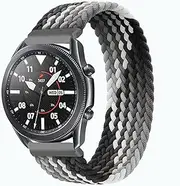 20mm Braided Solo Loop Band for Samsung Galaxy Watch 5 40mm 44mm/5Pro 45mm/Galaxy Watch 4 40mm 44mm/4 Classic 42mm 46mm,Elastic Nylon Sports Strap for Galaxy Watch 3 41mm/Active 2/Galaxy Watch 46mm