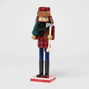 2020 Lumberjack Nutcracker Wood Christmas Holiday 14" Wooden