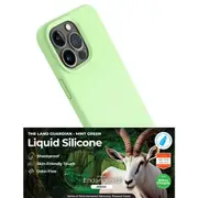 iPhone 15 Pro Max Liquid Silicone Case Cover - Washable, Shock-Proof, Drop-Resistant, Ultra-Soft, Scratch-Free, Durable -Green