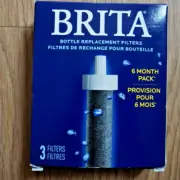 BRITA BOTTLE REPLACEMENT FILTERS SET OF 3+1 NEW