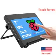 Touch Screen USB HDMI Monitor 7'' PC Screen Display for CCTV Raspberry Pi - US
