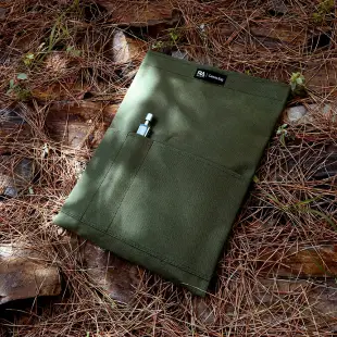 Rolling ave. RA Canvas bag 磁吸帆布平板電腦保護袋12.9吋(for iPad Pro 12.9吋 / Macbook Air 13.3吋 / MacBook Pro 13吋 相容)-軍綠