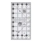 Creative Grids Non Slip 4.5x8.5 Ruler for Quilting Sewing and Crafting