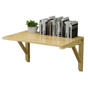 可折疊連壁桌掛墻桌靠墻折疊桌實木壁掛桌電腦桌餐桌書桌墻壁折疊
