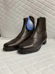 NEW Ovation Ladies Finalist Brown Zip Paddock Boots Size 6.5 - DISCONTINUED