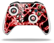 Skin for XBOX One S X Controller Electrify Red Vinyl Decal