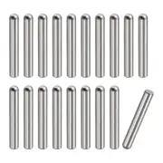 5x35mm Dowel Pins, 20pcs Round Head Flat Chamfered End Dowel Pin