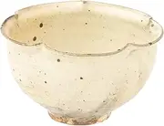 Marui Pottery MR-3-4017 Shigaraki Ware Hechimon, Small Bowl, Diameter Approximately 4.7 inches (12 cm), Closers, Ivory