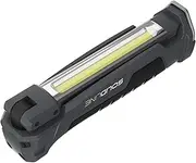 Solidline SW2R Super Bright LED Workshop Lamp, Versatile Work Light, Flexible Light Beam, 550 Lumens, 35 Metre Beam Range, 2 Hours Light Time, Includes Battery and Micro USB Cable, Pack of 1