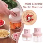 Electric Garlic Food Chopper Grinder Blender Crusher New Rechargeable USB J0C5