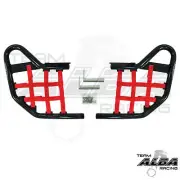 Yamaha YFZ450 YFZ 450 Nerf Bars Alba Racing Black Red 199 T1 BR