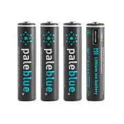 Paleblue Lithium Ion Rechargeable AAA Batteries