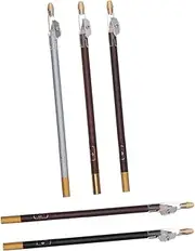 HAMPPLIES 5Pcs Wooden Eyebrow Pencils with Sharpeners Easy to Use Makeup Tools for Beautiful Eyebrow Drawing Women Birthdays and Special Occasions