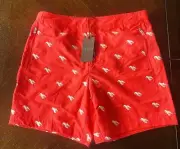 Ted Baker London Embroidered Lobster Swim Shorts Red Size 3 Retail $135
