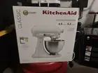 KitchenAid Classic Series 4.5 Quart Tilt-Head Stand Mixer, White (K45SSWH) NEW