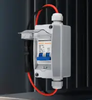 DC 500V 32A PV Disconnect Box Circuit Breaker Solar Isolator Switch UK