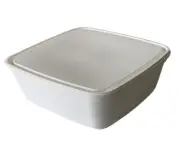 20 x 2L Ice Cream w/ Lid Plastic Storage Tubs Container Strong Crate Bin Boxes
