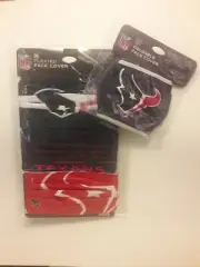 Houston Texans NFL Pleated Face Cover Foco Set Of 3 Plus Bonus!