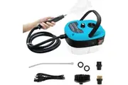 Handheld Steam Cleaner, 2500W Pressurized Steam Cleaner with 3 Brush Heads, Portable Steam Cleaner for Home, Car, Furniture, Kitchen, Bathroom and Wall, Blue