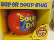 44838 THE SUPER SOUP MUG FOR A SOUPER DAD CERAMIC SOUP MUG