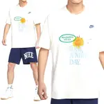 NIKE AS M NSW PREM ESSNTL SS TEE GC 男 白 圖案 印花 短袖 HJ3955-133