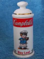 1995 Danbury Mint Campbell's Bay Leaf Spice Jar
