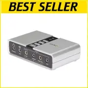 Easy-to-Install 7.1 USB Audio Adapter - Upgrades Your Desktop Sound Experience
