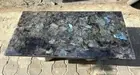 Labradorite Stone Dining Center Table Top, Blue Granite Stone Office Desk Slab