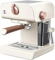 Daseeme Espresso Machines for Home 20 Bar Stainless Steel Espresso Maker with Milk Frother Steam Wand 0.8L Removable Water Tank 850W 92 Degrees Celsius Constant Temperature Semi-Automatic Coffee Maker