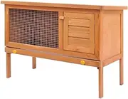 Generic Outdoor Rabbit Hutch 1 Layer Wood