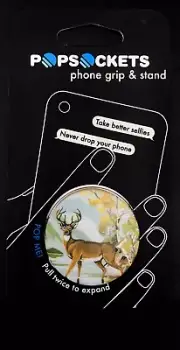 Popsockets Reindeer Deer White Tail PopSocket Pop Socket Phone Holder Grip Stand