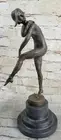 ART DECO, CHIPARUS " ILLUSION OF VIRTUE ", BRONZE STATUE FIGURE FIGURINE DECO