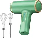 Fizepgo Electric Mixer | Cake Mixer Handheld | Rechargeable Portable Frother High-Speed Stirrer Blender for Dough Mixing Milk Frothing Baking Coffee Protein Shakes Travel Drinks Latte