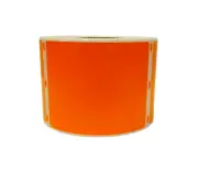 Dymo Compatible 30258 Orange Veterinary Diskette 2.125"x2.75" Labels 10 Rolls