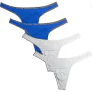 2025 Men's String Underwear 4 Pack Black M