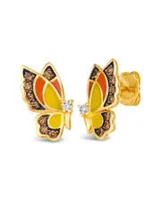 Le Vian Millennial 14K 0.32 ct. tw. Diamond & Enamel Earrings