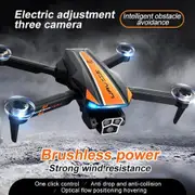 4K Three Camera Drone Brushless Four Axis Aircraft Electric Adjustment FPV With Optical Flow Obstacle Avoidance Drone