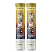 Bold Care L-Arginine Effervescent 40Tablets Mixed Fruit Flavor for muscle growth