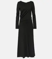 [Dorothee Schumacher] Dorothee Schumacher Emotional Essence jersey midi dress AU 8 black