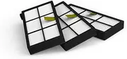 [iRobot] Authentic Replacement Parts- Roomba 800 and 900 Series AeroForce Filters - (3 Pack)