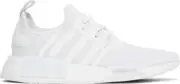 Size 7 (GS) - adidas NMD R1 Refined Low White Grey - H02334