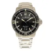 Original Blancpain Fifty Fathoms Black Dial Unisex Watch 505012b3098