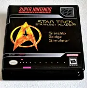 Star Trek Starfleet Academy Bridge Simulator (Super Nintendo) SNES Rigid Box